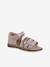 Sandales cuir enfant talon fermé collection maternelle lot rose - vertbaudet enfant 