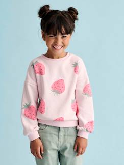 -Sweat fille motifs fantaisie 