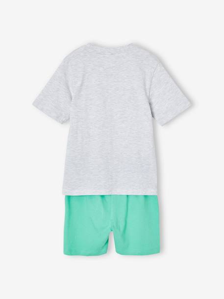 Pyjashort Pokémon Pikachu gris chiné - vertbaudet enfant 