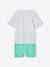Pyjashort Pokémon Pikachu gris chiné - vertbaudet enfant 