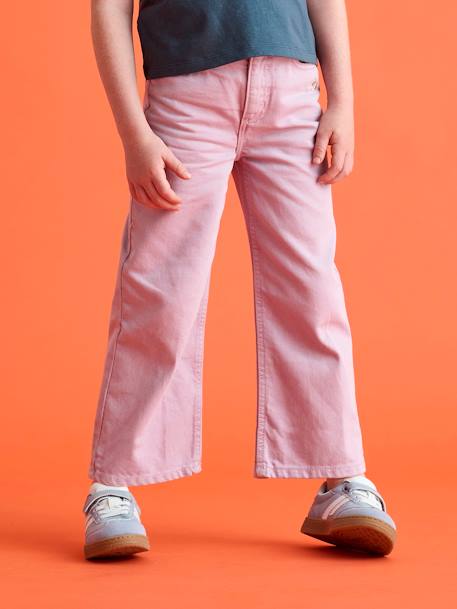 Fille-Pantalon-Pantalon fille large couleur 