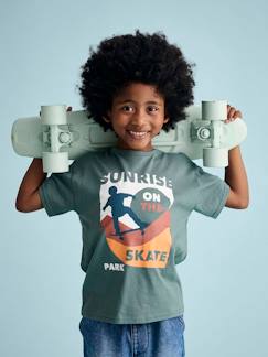 -T-shirt garçon motifs graphiques manches courtes
