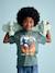 T-shirt garçon motifs graphiques manches courtes blanc+vert d'eau - vertbaudet enfant 