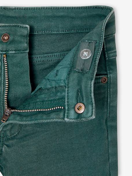 Slim garçon couleur morphologique FIN argile+beige+bleu nuit+bleu pétrole+noir+rouille+tomette+vert émeraude - vertbaudet enfant 