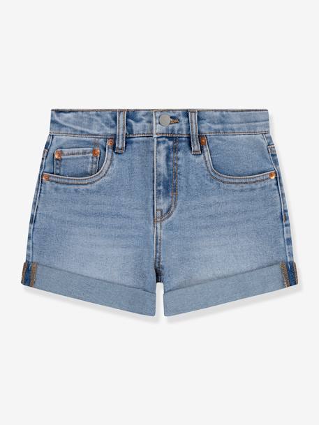 Short en jean Girlfriend shorts LEVI'S bleu+écru - vertbaudet enfant 