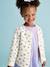 Meisjesset gewatteerd jack met bloemenprint + jurk paars+rozen - vertbaudet enfant 