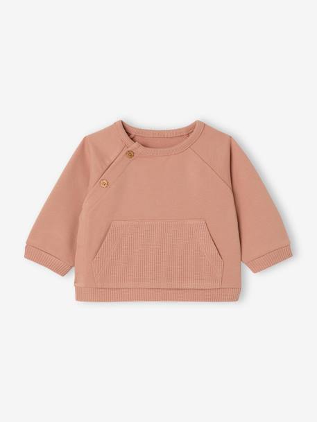 Bébé-Sweat naissance en molleton léger avec poche