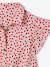 Kanten blouse van katoenen gaas voor meisjes vanille - vertbaudet enfant 