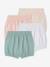 Set van 4 meisjesshorts voor pasgeborene lichtroze - vertbaudet enfant 