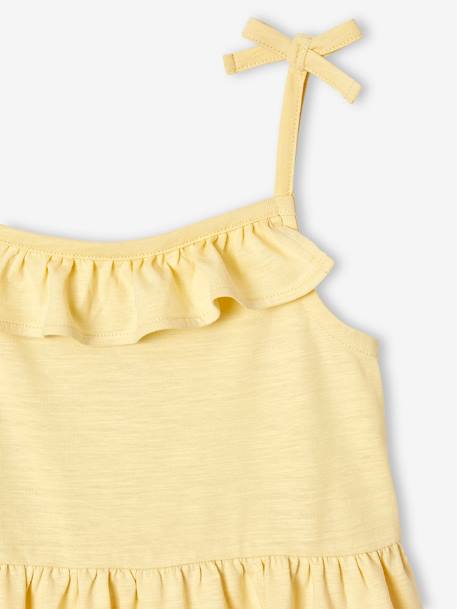 Lot de 2 robes fille à bretelles marine+vert sauge - vertbaudet enfant 