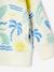 Sweat zippé à capuche motifs surf garçon blanc imprimé - vertbaudet enfant 