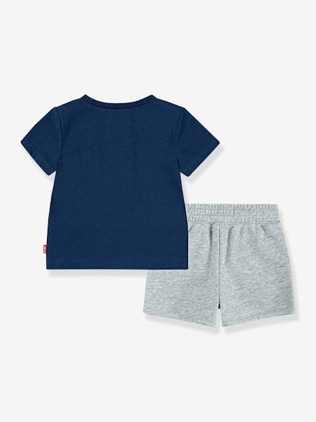 Ensemble tee-shirt + short Batwing LEVI'S marine - vertbaudet enfant 