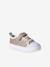 Baskets bébé fille synthétique lacets élastiqués et scratch or - vertbaudet enfant 
