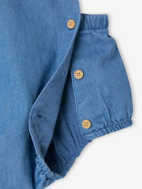 Combinaison bébé naissance forme barboteuse écru+stone - vertbaudet enfant 
