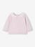 Sweat naissance avec col brodé rose - vertbaudet enfant 