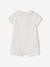 Combinaison fleurie naissance personnalisable blanc imprimé+écru - vertbaudet enfant 