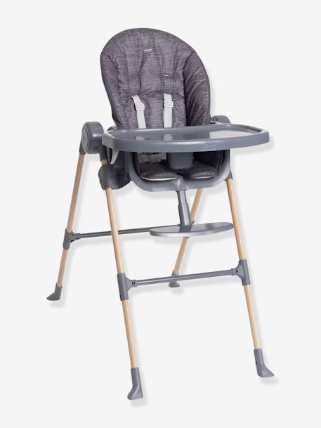 CHICCO Polly Essential hoge kinderstoel grijs+taupe - vertbaudet enfant 