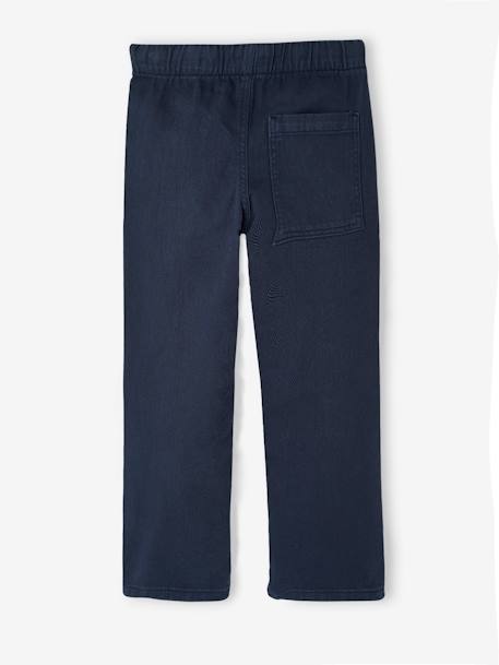 Pantalon garçon  fluide facile à enfiler garçon bleu nuit+terracotta - vertbaudet enfant 