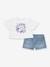Ensemble top et short bébé LEVI'S blanc - vertbaudet enfant 