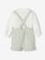 Ensemble bébé chemise et short cérémonie beige+vert sauge - vertbaudet enfant 