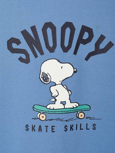 Sweat Snoopy Peanuts Garçon bleu chambray - vertbaudet enfant 