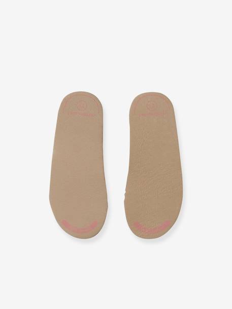 Baskets bébé fille synthétique lacets élastiqués et scratch or - vertbaudet enfant 