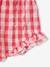 Ensemble naissance robe et culotte vichy framboise - vertbaudet enfant 