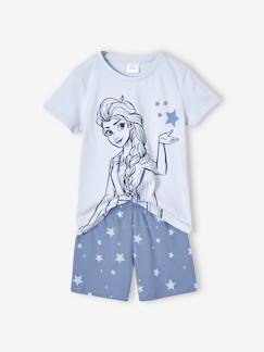 -Mädchen Sommer-Schlafanzug Disney DIE EISKÖNIGIN mit Elsa und Sternen