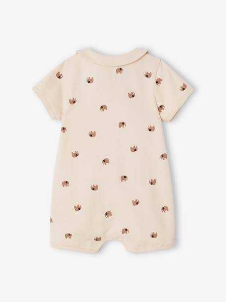 Combinaison naissance écru+rouge - vertbaudet enfant 