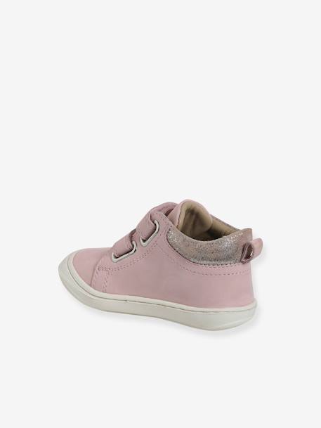 Chaussures premiers pas bébé scratch beige imprimé+bleu imprimé+bronze+lot rose+mauve+or+rose+rose imprimé+rose poudré+turquoise+vert imprimé+vieux rose - vertbaudet enfant 
