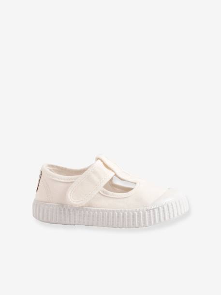 Ballerina's voor kinderen Mercedes Lona Tintada VICTORIA® saliegroen+wit - vertbaudet enfant 