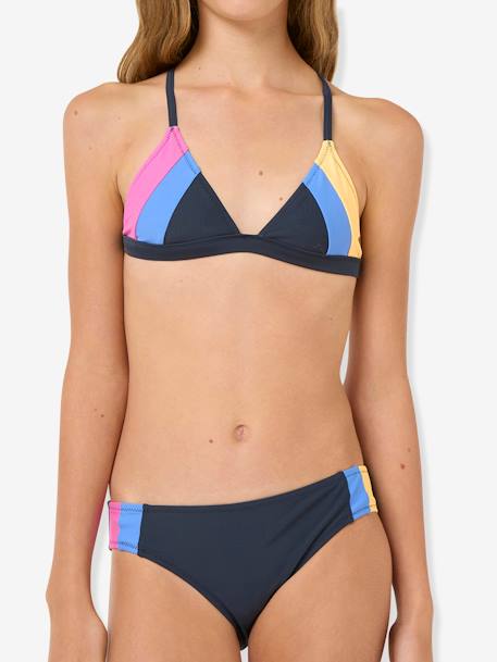 Maillot de bain 2 pièces Block Party marine - vertbaudet enfant 