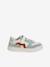 Basket enfant garçon cuir à scratchs et lacets élastiqués lot blanc+lot vert - vertbaudet enfant 