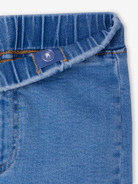Jean tregging fille large bleu clair+bleu moyen+denim gris - vertbaudet enfant 