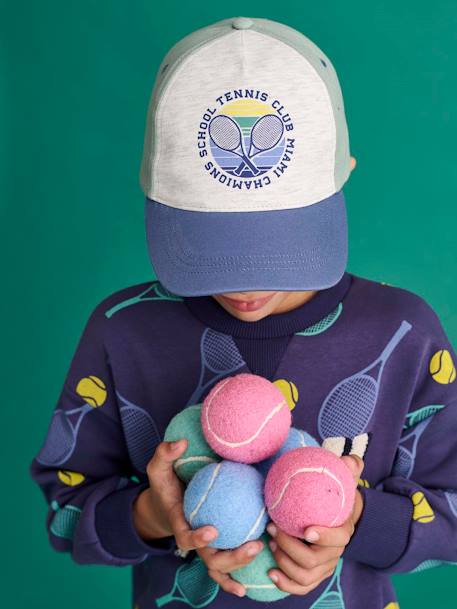 Jongenspet 'Miami tennis club' blauw - vertbaudet enfant 