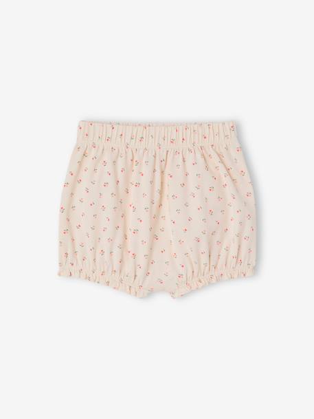 Set van 4 meisjesshorts voor pasgeborene lichtroze - vertbaudet enfant 