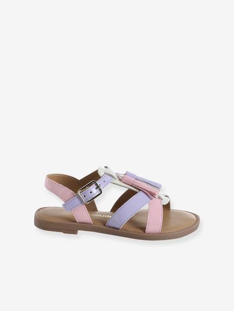 Open sandalen voor kinderen, kleuterschoolcollectie meerkleurig - vertbaudet enfant 