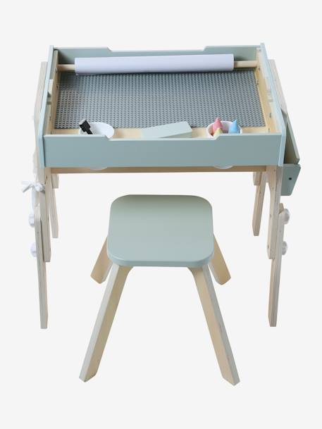 5 in 1-tekenbord gemaakt van FSC®-hout wit - vertbaudet enfant 