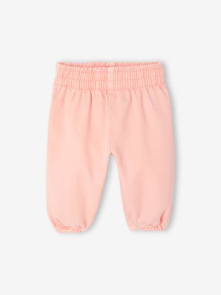 Twill broek meisjesbaby lichtroze - vertbaudet enfant 