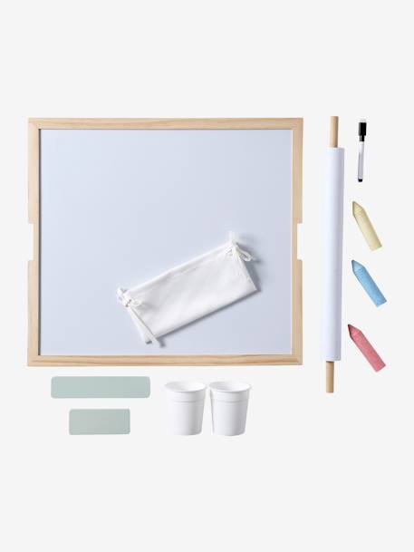 Tableau 5 en 1 en bois FSC® blanc - vertbaudet enfant 