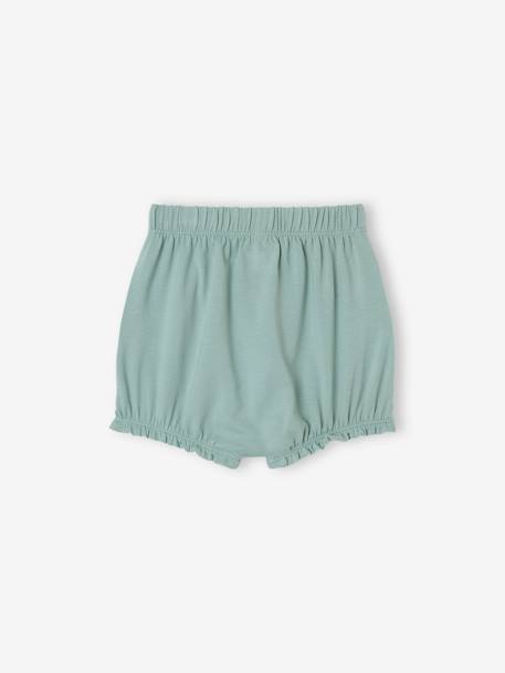 Set van 4 meisjesshorts voor pasgeborene lichtroze - vertbaudet enfant 