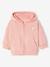 Ensemble sport sweat à capuche zippé + jogging bébé rose pâle - vertbaudet enfant 