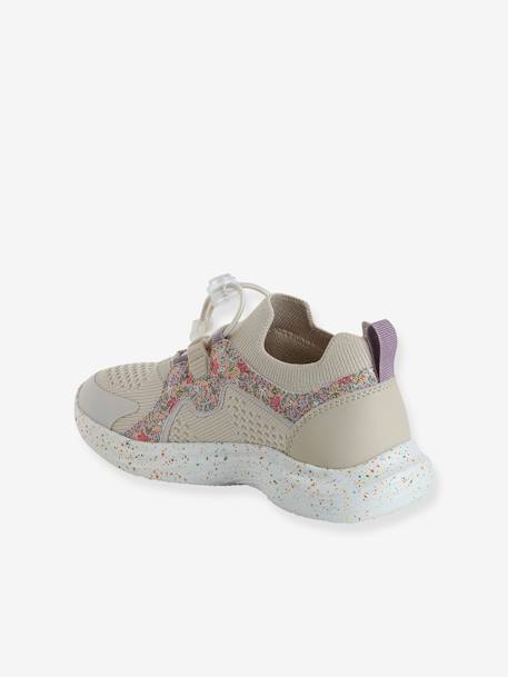 Baskets sport élastiquées fille semelle épaisse collection maternelle lot beige - vertbaudet enfant 