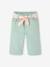 Weite Baby Hose mit Bindegürtel Oeko-Tex grijsblauw - vertbaudet enfant 
