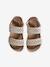 Gekraakte sandalen met haak-effect voor kinderen, kleutercollectie beige - vertbaudet enfant 