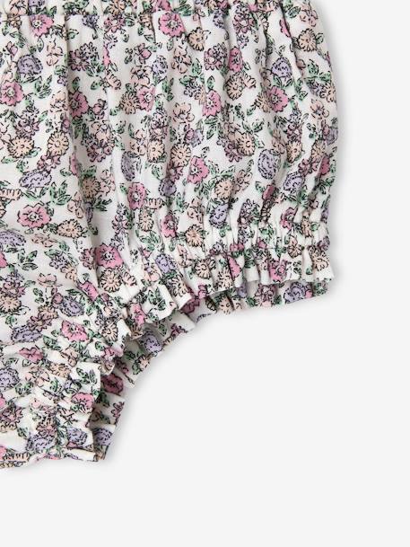 Bloomer naissance imprimé petites fleurs écru - vertbaudet enfant 