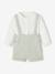 Ensemble bébé chemise et short cérémonie beige+vert sauge - vertbaudet enfant 