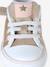 Baskets bébé fille synthétique lacets élastiqués et scratch or - vertbaudet enfant 
