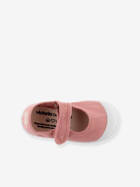 Ballerines enfant Mercedes Lona Tintada bleu+rose - vertbaudet enfant 