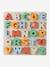 Puzzelletters om in te bedden in hout rood - vertbaudet enfant 
